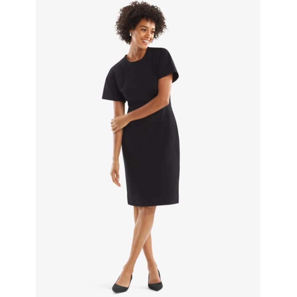 The Gayle Dress--Textured Ponte